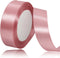 Rose Gold Satin Ribbon 1 Inch x 25 Yards, Solid Color Fabric Ribbon for Gift Wrapping and Crafts