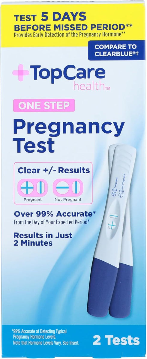 Topcare , Pregnancy Test, 2 Count