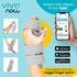 Vive Resting Hand Splint (Left) - Night Immobilizer Wrist Finger Brace with Rehab Video App for Arthritis (Large)