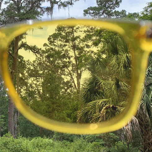 PURPLE CANYON Yellow Color Therapy Glasses for Chakra Healing, Chromotherapy, and Mood Enhancement
