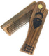Tree-mendous Sandalwood Folding Comb, Durable Pocket Combs that Plant Trees by Green Beard Grooming