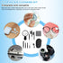 WXJ13 Hearing Aid Cleaning Kit, 13 Pieces with Nylon Brushes, Magnifier, Ventilation Rod, Screwdriver, Case for