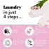 ZERO TRACE Baby Friendly Laundry Detergent Sheets, 72 Loads, Eco-Friendly, Hypoallergenic