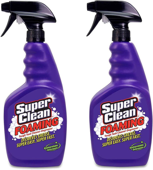 SuperClean Super Clean Foaming Multi-Surface All Purpose Cleaner Degreaser Spray, Biodegradable, Full Concentrate,