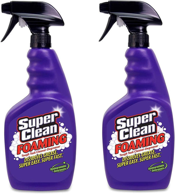SuperClean Super Clean Foaming Multi-Surface All Purpose Cleaner Degreaser Spray, Biodegradable, Full Concentrate,