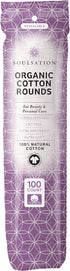Organic Cotton Rounds, 400 Count - Lint-Free Makeup Remover Pads for Face.