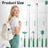 Gumry Versatile Back Scratcher - Portable Telescoping Extendable Back Massager Tool with Different Heads & Rubber