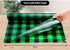 Whaline 120 Ft x 32 inch Christmas Cellophane Wrap Roll Rustic Buffalo Plaid Wrapping Paper Red Green White Black Plastic Gift Basket Wrap for Christmas Birthday Party DIY Craft Supplies, 3 Rolls