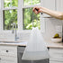 4 Gallon Trash Bags, 200 Count, Small Bathroom Garbage Bag Drawstring, Strong White Plastic Unscented for Office