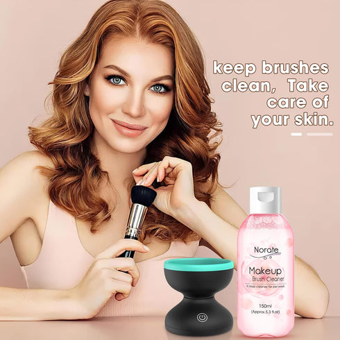 Norate Makeup Brush Cleaner, Deep Clean Brush Shampoo for Makeup Brushes, Beauty Sponge - 5.3 FL.OZ