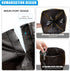 FORID Medium Kitchen Trash Bags - 8 Gallon Black Garbage Bags, 220 Count, Durable Plastic Wastebasket Bags