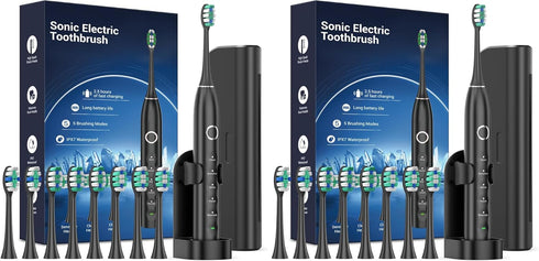 Rtauys S5 Upgraded Sonic Electric Toothbrush for Adults & Kids Ages-2+ with