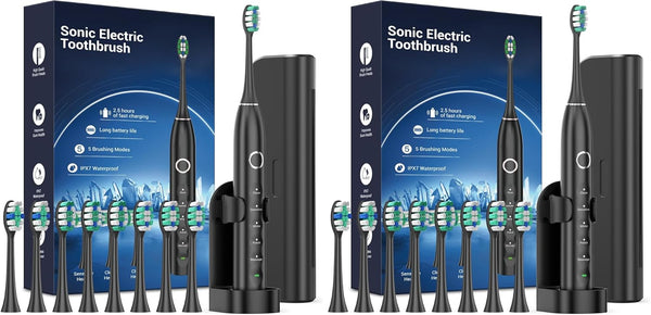 Rtauys S5 Upgraded Sonic Electric Toothbrush for Adults & Kids Ages-2+ with