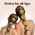 Kitsch Black Hair Ties, 20pcs No Damage Strong Stretchy Hair Bands, Soft Nylon Ponytail Holders for Updos & Braids