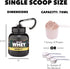 Protein Powder and Supplement Funnel Keychain, Portable Container for Gym, Workouts, Fitness, TSA Approved, Classic