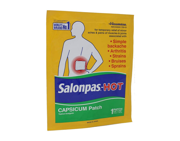 Salonpas Hot Capsicum Patch, 1 Each (Pack of 3)