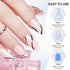 Makartt Gel Nail Polish Kit, Black White Soak Off Nail Gel Set, LED Required, 2Pcs