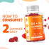 Vitamatic Vitamin D3 K2 Gummies - 60 Count - Supports Healthy Bone, Heart & Calcium Absorption, Immune Health - Plant