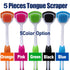 Tongue Scraper for Adults, 5PCS with Case, Helps Fight Bad Breath