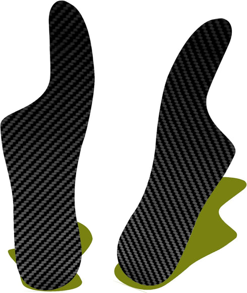 Morton's Extension Orthotic, Carbon Fiber Insole(1 Pair), Turf Toe Plate Rigid Shoe