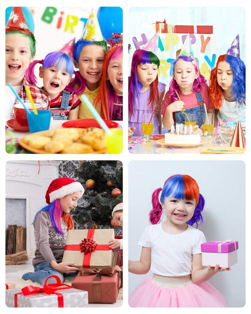 New Hair Chalk Comb Temporary Hair Color Dye for Girls, Washable Hair Chalk for Ages 4-12