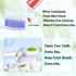 HOIQIRY 200 0.176 oz/5 Tubes Extra Small Travel Size Toothpast Bulk,Mini Grams Small Disposable Toothpaste Mint Single