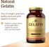 Solgar Gelatin 1680 mg, 250 Capsules - Natural Gelatin for Bone, Joint & Skin Health - Gluten Free, 83 Servings