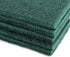Jwthee 5Pcs/Set Scourer Scouring Pad, Heavy Duty Scour Pads Sponge Dish Scrubber Non-Scratch Reusable Household Scrub
