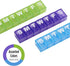EZY DOSE Weekly (7-Day) Pill Organizer, Vitamin Case and Medicine Box, X-Small Compartments