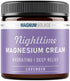 Magnesium Lotion – Nighttime Magnesium Cream for Legs, Arms, or Chest - Topical Magnesium Chloride - Lavender