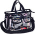 Medium Clear PVC Makeup Artist Set Bag, Transparent Cosmetic Storage for Travel, Stadium Approved Tote with Strap