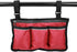 RiToEasysports Walker Bag,Multifunctional Wheelchair Side Bag Scooter Armrest Side Bag Hanging Pouch Storage Organizer