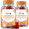 Kids Multivitamin Gummies, Sugar Free, Vegan & Non-GMO, 120 Gummy Vitamins for Kids (2 Pack), Strawberry, Passionfruit,