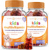 Kids Multivitamin Gummies, Sugar Free, Vegan & Non-GMO, 120 Gummy Vitamins for Kids (2 Pack), Strawberry, Passionfruit,