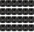 Set 24 Pack,Black, Set Scented Candle Candle for Home Scented, Odor Eliminating, Stress Relief, Long Lasting Soy Wax
