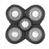 Replacement Heads for Shaver, Universal Electric Beard Shaver Replacement Blades, 5 Head Accessory