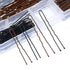 Swpeet 220Pcs U Shaped Hair Pins Kit (5cm 6cm; Professional U Shape Hair Pins for Women Girls and Hairdressing Salon;