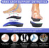 Unisex Arch Support Shoe Inserts - 3.5cm Firm EVA High Arch, Reduce Pressure on Feet and Knees