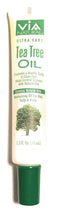VIA Natural Ultra Care Tea Tree Oil - Concentrated Natural Oil 1.5oz for Healthy Scalp & Clean Hair, Antibacterial