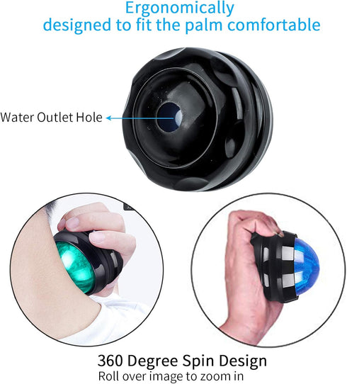 WOVTE Massage Ball, Lacrosse Balls, Self Massage Tool for Sore Muscles, Shoulders, Neck, Back, Foot, Body, Deep Tissue