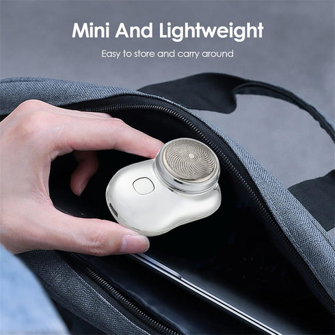 Mini Shaver Portable Electric Shaver, 2023 Pocket USB Rechargeable Razor for Men, Travel Electric Shaver