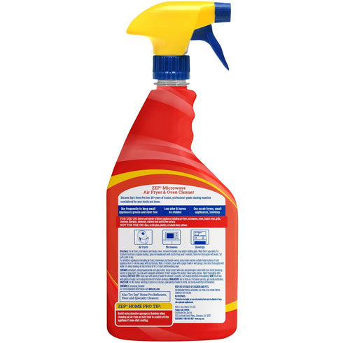 R49306-24 oz, Zep Home Pro Air Fryer & Microwave Cleaner, Eliminates Tough Grease, Grime, and Food Residue Without Any