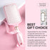 RHOS Paddle Brush for Women & Men, Detangler for Thick Curly Hair, Square Cushion Brush, 1 Pack - Pink