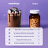 MoonBrew Nighttime Magnesium Hot Cocoa Jar, Natural Sleep Aid Drink Mix for Adults - Calming Melatonin-Free Sleep