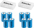 8 Pack Rechargeable 14250 Battery 3.7V, Lithium Batteries Can Replace 3.6 Volt LS 14250, ER14250, CR14250 for Laser