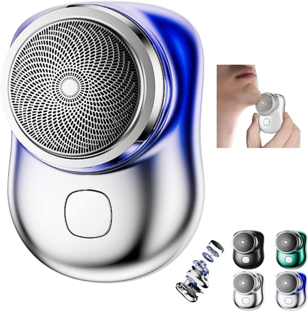 Mini Shaver Portable Electric Shaver, 2023 Pocket USB Rechargeable Razor for Men, Travel Electric Shaver