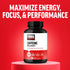 Force Factor Caffeine Pills 200mg - 100 Tablets for Energy, Focus, Strength & Performance Boost.