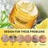 Turmeric Vitamin C Clay Mask, Deep Cleansing Facial Mask with Kaolin Clay and Aloe for Hydrating Skin Care