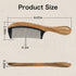 Onedor Handmade Hair Combs - Buffalo Horn and Sandalwood, Anti-Static Wooden Detangler (Fine Tooth)