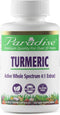 Paradise Organic Turmeric Rhizome 4:1 Extract, Super Potent, Vegan, 90 Vegetarian Capsules